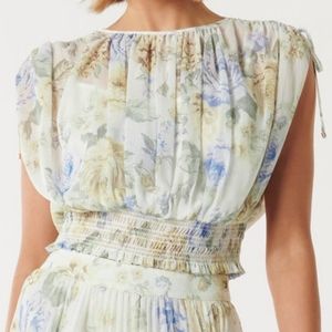 Ever New Eden Ruched-Waist Sleeveless Blouse. NWT. Size 8